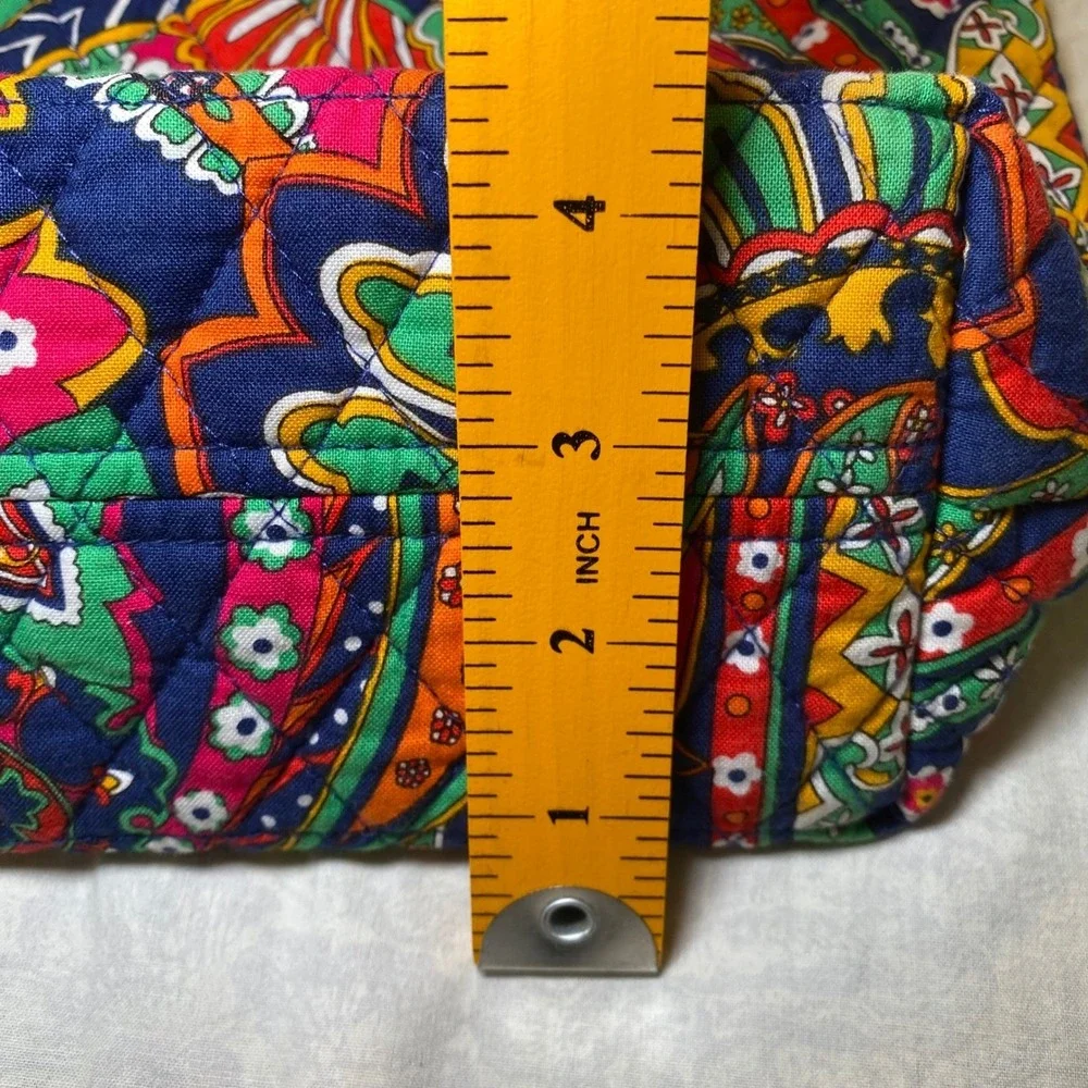 Vera Bradley Venetian Paisley Toggle Tote Bag Retired Quilted Purse